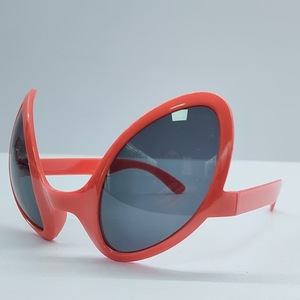 Lunettes <span class=keywords><strong>de</strong></span> <span class=keywords><strong>soleil</strong></span> en forme <span class=keywords><strong>de</strong></span> tête extraterrestre amusantes BeckonBulk pour bal masqué, logo personnalisé sur la monture - Product Image 3