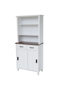 Credenza <span class=keywords><strong>Alta</strong></span> da Cucina in Legno, Mobile Dispensa per Sala da Pranzo - Product Image 3