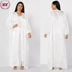 Maillot de bain Style Simple, Burqa, Cardigan, broderie, <span class=keywords><strong>Kimono</strong></span> ouvert, Abaya, vêtements islamiques musulmans, longs, dames Jubah - Product Image 6