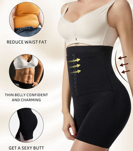 Corset de maintien post-partum taille haute avec soutien-gorge intégré, rehausseur de fesses et de hanches, pantalon amincissant renforcé pour un confort optimal, options grandes tailles - Product Image 3