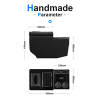 Boîte de rangement pour accoudoir, accessoires de décoration automobile, compatible avec Mercedes Classe V W447 V220 V260