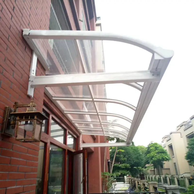 Tende da sole per esterni con parasole in alluminio tendalino impermeabile in policarbonato