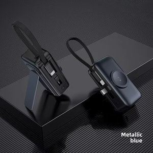 แบตสำรองแม่เหล็ก 5000mAh 22.5W เครื่องชาร์จพกพา ชาร์จไร้สาย พร้อมสายชาร์จในตัว - Product Image 3