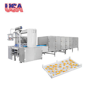 Automatische Starch less <span class=keywords><strong>Gummy</strong></span> <span class=keywords><strong>Candy</strong></span> & Jelly Bean <span class=keywords><strong>Candy</strong></span> Einzahlung Produktions linie Maschine <span class=keywords><strong>2025</strong></span> <span class=keywords><strong>New</strong></span> Core PLC Components Heißes Produkt - Product Image 6
