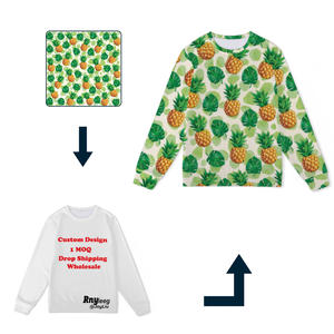 Impression à la demande en gros tatouages tribaux polynésiens drapeau Chuuk haut décontracté pour hommes pas cher qualité garçon sweat sans chapeau Style - Product Image 1