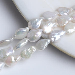 Perlas de Agua Dulce Barrocas Naturales de Zhuji, 10-11 mm, Color Blanco, para Hacer Collares y Joyería, Venta al por Mayor - Product Image 3