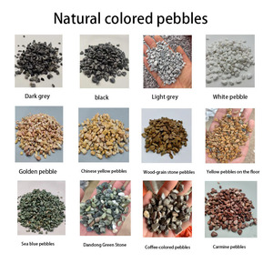 Pierres de fleurs de pluie naturelles de haute qualité, galets polis, galets de jardin, aménagement paysager extérieur, décoration extérieure, écologiques, non toxiques - Product Image 3