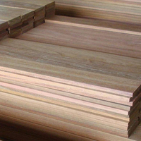 Plancher en bois dur d'extérieur YKS Low Teak, couleur naturelle, pour balcon