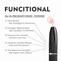 IFINE Beauty Baguette de soin portable sans fil à micro-courant et haute fréquence pour lifting du visage et raffermissement de la peau