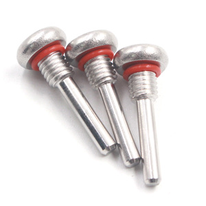 Bán buôn thép không gỉ 304 316 Vít đầu tròn Torx pin ổ khe cắm một phần Chủ Đề niêm phong vít với màu đỏ Gasket - Product Image 5