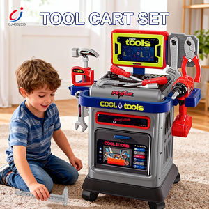 Jouets éducatifs Chengji Diy Montessori pour jeux de rôle, jouets en plastique assemblés, perceuse électrique, atelier de réparation d'ingénierie - Product Image 2