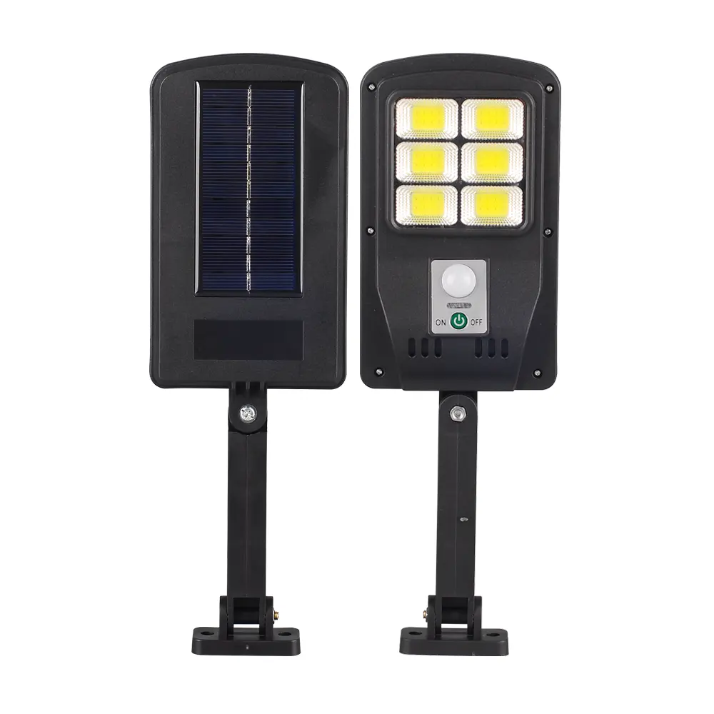 NEW 2 IN 1 48pcs COB LEDソーラーパワーLED街路照明システム屋外防水LEDウォールランプボディセンサーソーラー街路灯