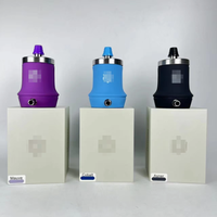 Vente en gros de coffret cadeau portable, ensemble de chicha en métal, 4 couleurs, mini chicha