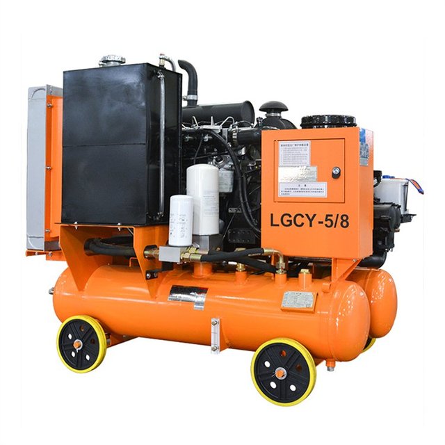 100 psi 185 Cfm Portable Rotary Screw air Compressor