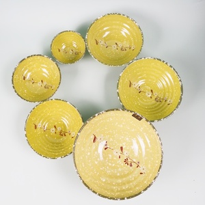 Cuenco para servir de <span class=keywords><strong>ramen</strong></span> de melamina con patrón verde clásico, cuenco grande de plástico de cerámica para Fideos, ensalada de frutas, sopa, tazón para mezclar masa - Product Image 1