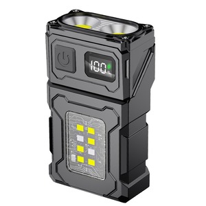 Luz de trabajo Cob recargable, portátil, con clip, linterna LED de alta intensidad, luz de trabajo para exteriores - Product Image 1