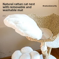 Rak Panjat Kucing Kayu Solid Mewah Klasik Modern Sisal Berkualitas Tinggi Ramah Lingkungan Multi-level All-in-one Dapat Disesuaikan