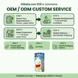 Lait UHT Premium en mousse froide, emballage <span class=keywords><strong>Tetra</strong></span> Pack sous marque blanche pour thé au lait aux bulles, avec durée de conservation à température ambiante - Product Image 3