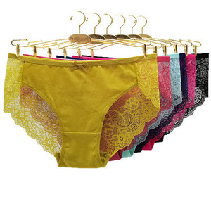 Lot de 12 culottes sexy en dentelle et coton pour femme – Lingerie féminine - Product Image 1