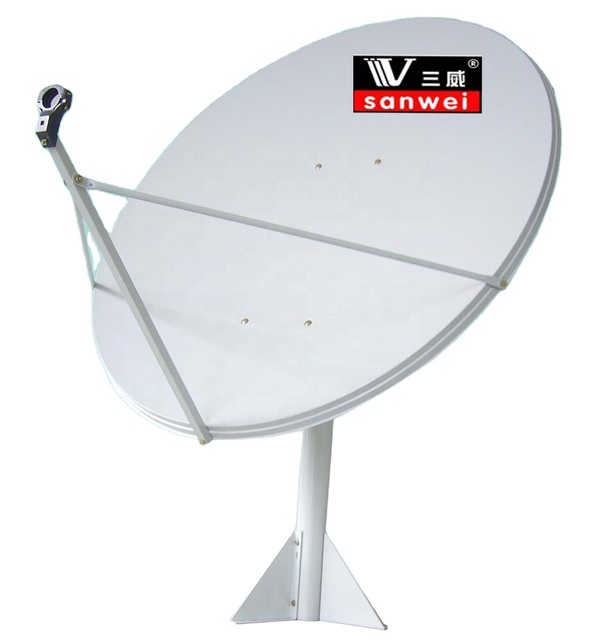 Factory Supply Cheap Price Ku Band 150cm Strong Offset Satellite Antenna Dish With Straight Pipe
