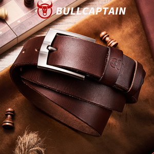 เข็มขัดหนังแท้ BULLCAPTAIN สำหรับผู้ชาย แบบคาวบอย หัวเข็มขัดคุณภาพสูง แบรนด์หรู สไตล์วินเทจ สำหรับใส่กับกางเกงยีนส์ - Product Image 6