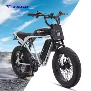 TXED motocicleta estilo Fat Bike 48V 750W 7 velocidades suspensión trasera Ebike Motor trasero Cool motocicleta eléctrica Fat Bike para adultos - Product Image 1