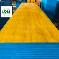 Panneaux de contreplaqué de coffrage RUIHE Premium jaune 3 plis pour la construction de coffrages en béton