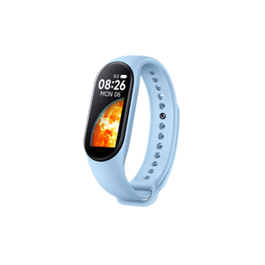 Bracelet intelligent M7 avec écran couleur, podomètre sportif, multifonctionnel, mesure du rythme cardiaque, de la pression artérielle, du sommeil, musique et fonctions croisées - Product Image 1