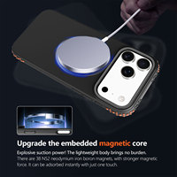 Coque antichoc en TPE de haute qualité au design innovant 2025 avec support métallique pour appareil photo et étui magnétique en TPU pour iPhone 17 Air Pro