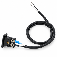 Kabel Koneksi & Kompensasi Termokopel Silikon Tipe J dengan Soket Panel OEM/ODM Dapat Disesuaikan Berperingkat IP65 Garansi 1 Tahun