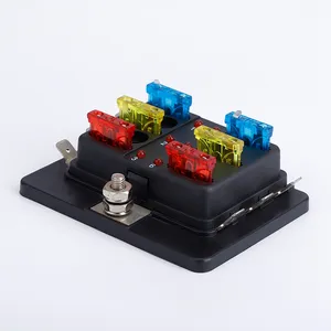 12V MEDIUM Size Car Fuse Holder Add-a-circuit TAP Adapter with 10A Micro2 Mini Standard ATM Blade Fuse