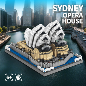 Nuevo Modelo 3D de Arquitectura Mundialmente Famosa, Casa de la Ópera de Sídney, Australia, 3014 Piezas, Bloques de Construcción de Partículas Pequeñas, Juguetes de Ensamblaje DIY - Product Image 2