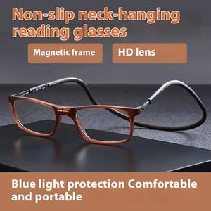 <span class=keywords><strong>Gafas</strong></span> de lectura para hombre, Prisma bifocal, plástico listo, irrompible, paquete de montura grande, la mejor calidad, Titiam, inteligente progresivo para - Product Image 5