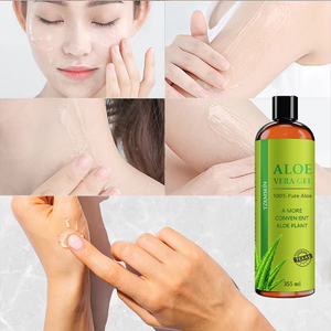 Reiner natürlicher Pflanzen extrakt Bestes koreanisches Hautpflege produkt Beruhigendes Serum Akne-Narben entferner Aufhellen des feuchtigkeit spendendes Aloe Vera <span class=keywords><strong>Gel</strong></span> - Product Image 4