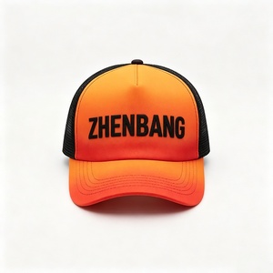 Gorra Trucker Degradada con Logotipo Impreso en Goma 3D, Malla Trasera y Cierre a Presión, Gorra Trucker de Alta Calidad para Festivales - Product Image 3