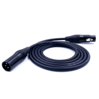 Connecteur de câble audio DMX équilibré pour microphone XLR 3 broches à faible interférence sonore FCONNR
