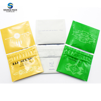 Commande directe quantité minimale de commande bas 25g 30g 50g marchandises en stock sac transparent sac de pochette de tabac roulé à la main avec autocollant à fermeture éclair