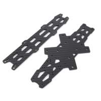 Plaque et bras en fibre de carbone découpés sur mesure par CNC, ultra-légers et haute rigidité, pour kits de châssis de drones FPV UAV