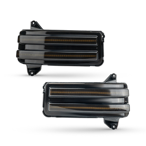 Feux de clignotants LED ambre pour <span class=keywords><strong>CHEVROLET</strong></span> SILVARADO GMC SIERRA 2500 3500 2020-2023, feux de position blancs à commutation - Product Image 2