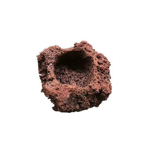 Pots de fleurs de jardinières de roche de lave volcanique rouge moyen Offre Spéciale pour l'aménagement paysager de jardin pour les plantes - Product Image 2