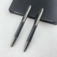 Coffret Cadeau d'Entreprise GemFully – Stylo Exécutif en Fibre de Carbone avec Capuchon Amovible et Logo Personnalisé – Stylo Gel à Encre Gel Personnalisable