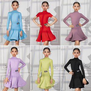 Costumes de <span class=keywords><strong>danse</strong></span> latine pour enfants, tenues de compétition professionnelles, costumes pour examens d'art de niveau avancé, tenues de performance - Product Image 2