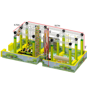 Terrain de jeux intérieur Adventure avec <span class=keywords><strong>Ninja</strong></span> <span class=keywords><strong>Warrior</strong></span> Parcours d'obstacles pour enfants les plus populaires - Product Image 3