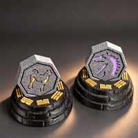 Base de présentation personnalisée pour figurine de collection Dragon du Zodiaque Chinois imprimée en 3D, support de modèle de figurine d'anime