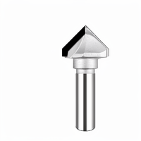 Foret en V professionnel ANGHUA PCD diamanté, queue de 12,7 mm, pour solutions de perçage CNC industrielles, outil de menuiserie pour meubles