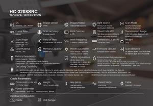 Henex USB giao diện hộ chiếu máy quét Đầu đọc OCR mã & QR Mã máy quét mã vạch súng máy đọc thẻ cho CZ hộ chiếu - Product Image 6