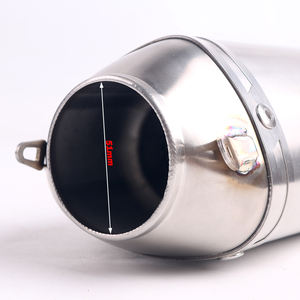 Système d'Échappement Universel pour Moto Z250 GTR <span class=keywords><strong>125</strong></span> 250 300 R3 25 R6 <span class=keywords><strong>MT07</strong></span> MT09 R3 Avec DB Killer - Product Image 4