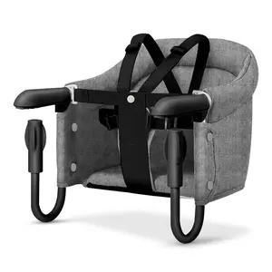 Portable Hook on Baby High Seat Fold-Flat Feeding Chair Adjustable Table Chairs for Babi Easy to Carry