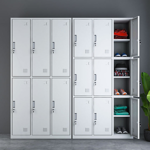 Kim Loại 3 Tầng <span class=keywords><strong>Locker</strong></span> Armario Trường Lockers Chín Cửa <span class=keywords><strong>Locker</strong></span> - Product Image 1