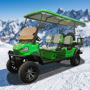Voiturette de golf électrique à batterie lithium, nouveau design, avec toit, pour le tourisme, à vendre, transport spécial - Product Image 1